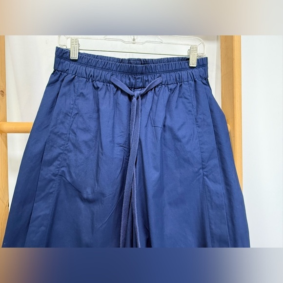 VINCE Royal Blue split leg wide leg crop pants size M - Picture 5 of 14